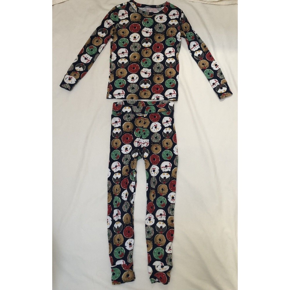 GAP Kids Christmas Donut Pajama Set Boys Size 8